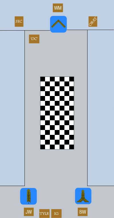 Masonic Lodge Floor plan